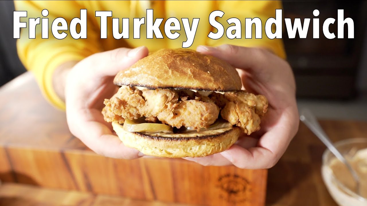Fried Turkey Sandwich A Cook Named Matt YouTube
