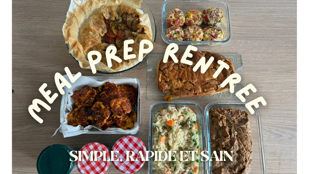 🍂🍊🥨MEAL PREP/ BATCHCOOKING / 🥨🍊🍂spécial rentrée