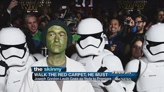 Joseph Gordon-Levitt's Costume at Star Wars Premiere | ABC News
