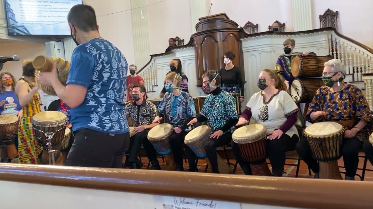 Kakilambe rhythm by the Akoma @ All Souls performance 3/19/23