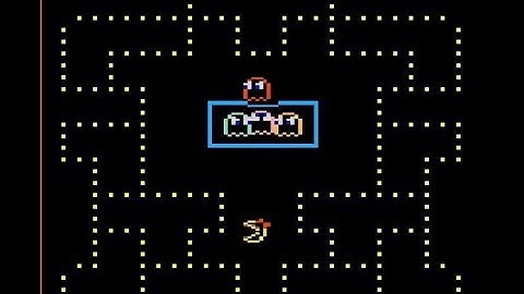 ATARI 7800 Ms Pac Man After Dark Version 4.0 HACK PACMAN MAZES EXIST BUT INVISIBLE INVINCIBLE 062015