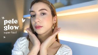 SEGREDOS para uma PELE GLOW: Tutorial de maquiagem✨