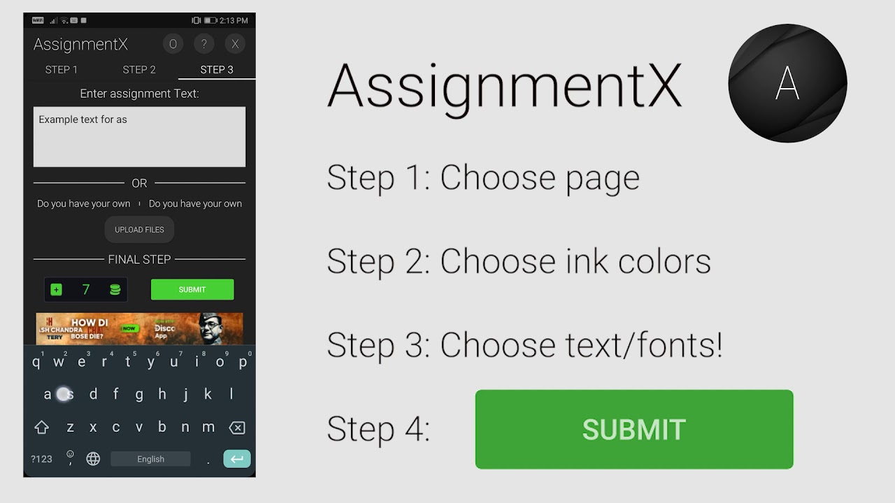 AssignmentX | Our first crazy app! - YouTube