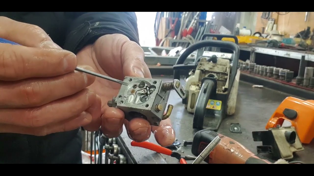 스틸엔진톱 수리영상