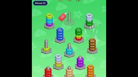 Nut Sort Puzzle Level 211 - 220 Walkthrough