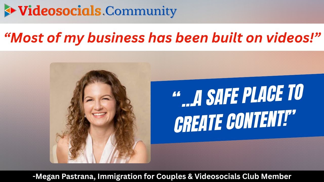 “Most of my business has been built on videos!”