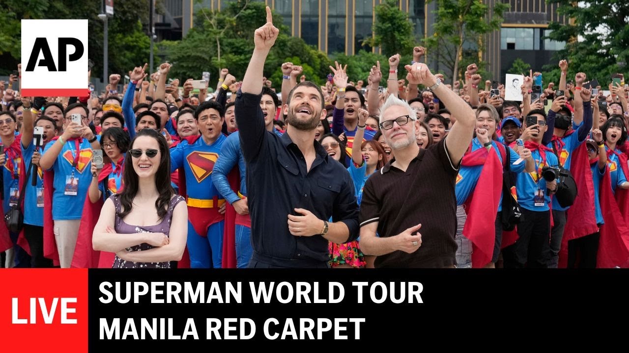 Superman world tour LIVE: Red carpet in Manila