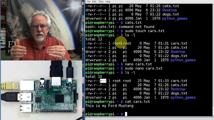 Raspberry Pi Linux LESSON 22: Understanding Linux File and Folder Permissions