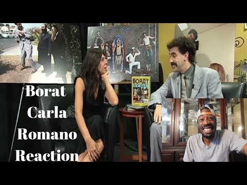 Borat Carla Romano Reaction