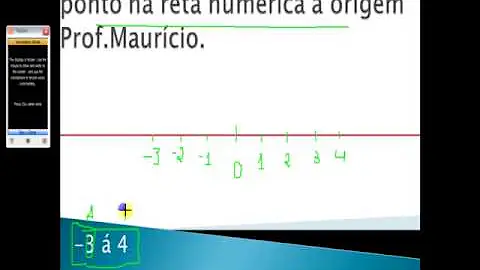 Como calcular distância na reta numérica?