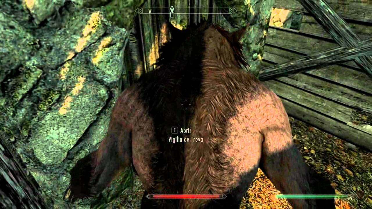 Skyrim - \u00a1Soy un hombre lobo! - YouTube