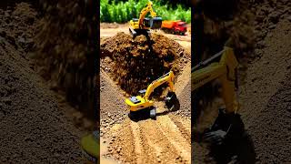 Mini Excavator Digs EPIC Tunnel! 🚧 Toy Construction Site Action!