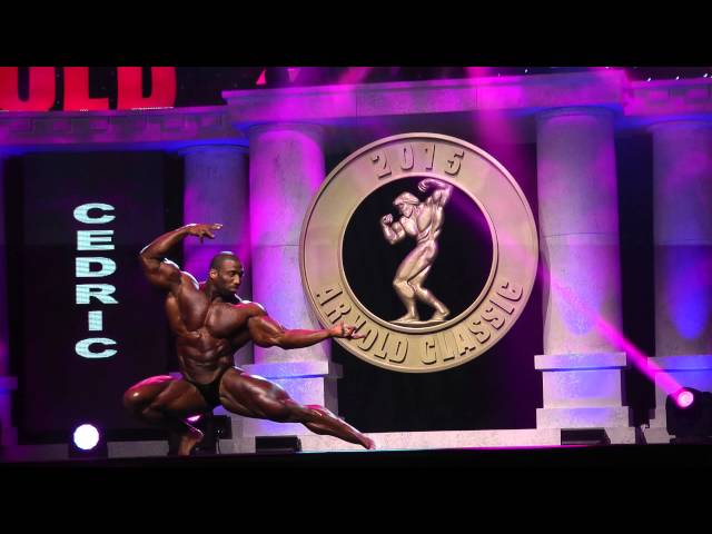 Arnold Classic 2015 Finals - Cedric McMillan Posing Routine class=