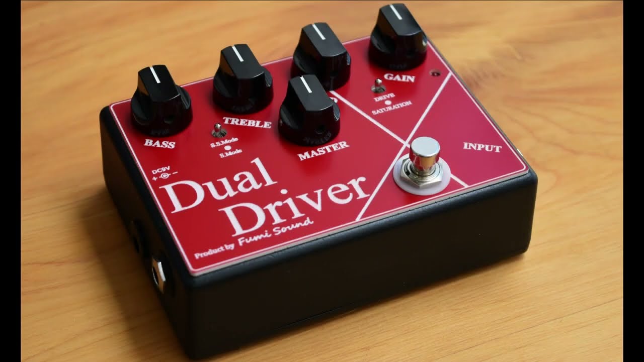 Fumi Sound Dual Dベースエフェクター　プリアンプ ベース用ドライブプリアンプ 「Dual Driver」 JB Demo - YouTube