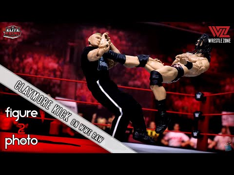 Figure 2 Photo: Drew McIntyre Claymore Kicks Brock Lesnar on WWE RAW!