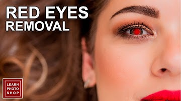 How to remove red eyes from an image in Adobe Photoshop | Photoshop Tutorials