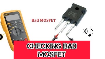 How to Test Defective N-Channel MOSFET using Digital Multimeter Fluke 87V