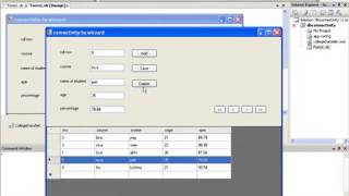 vb.net - ado.net insert , update , delete and search with database connectivity