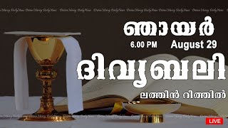 Holy Mass I Malayalam Mass I August 29 I Sunday I Latin Rite I 6.00 PM