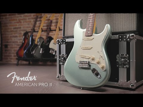 Електрогітара FENDER AMERICAN PRO II STRATOCASTER RW MYST SFG, видео 1