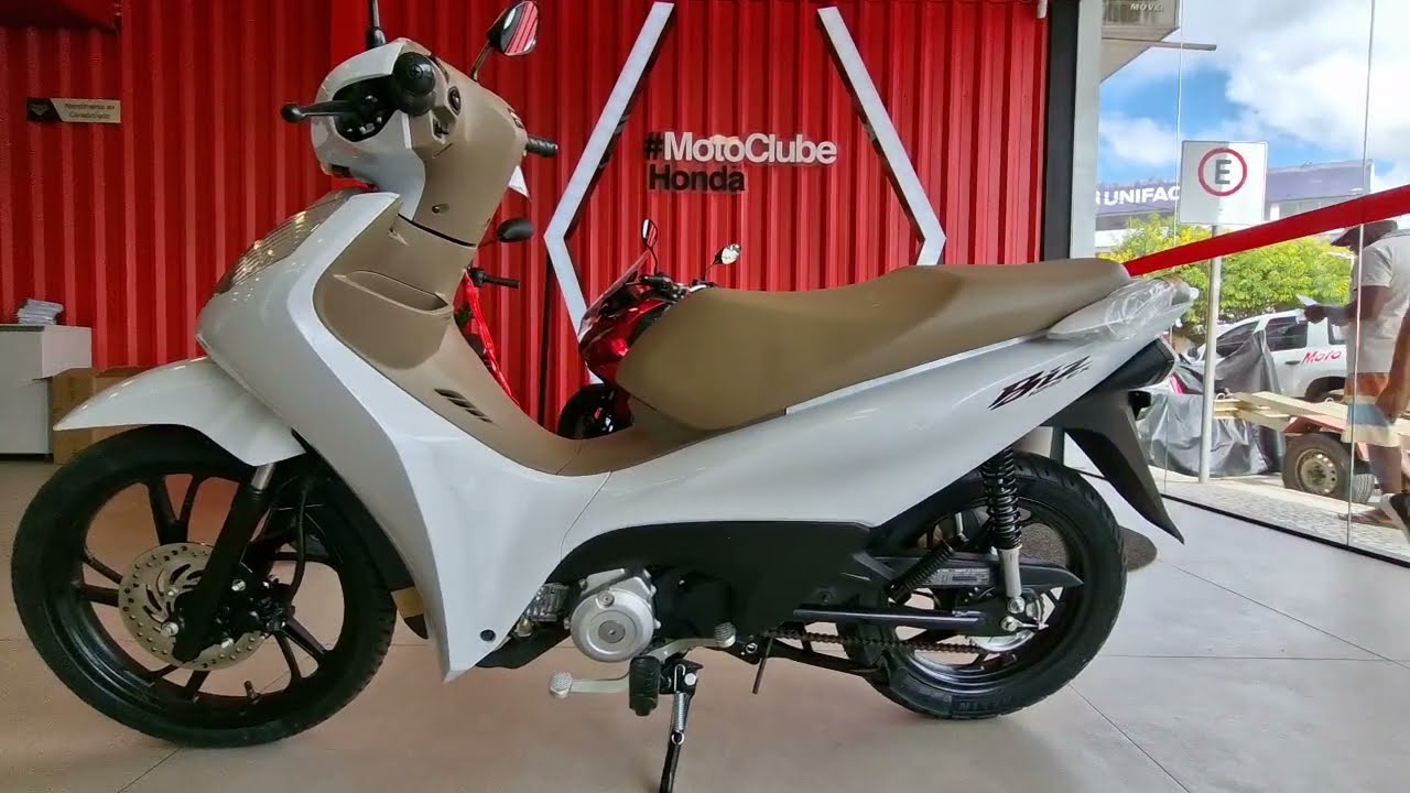 COMPREI A NOVA MOTO HONDA BIZ 125 EX 2025 BRANCO PEROLA 0km