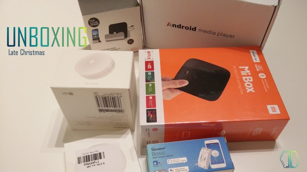 Encomendas de Natal 2017! Boxes TV, Casa inteligente Xiaomi, Sonoff, Dock para Smartphone