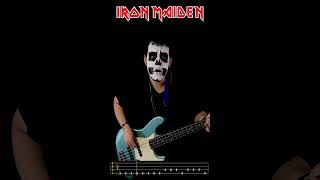 Invaders - Iron Maiden | 6 | #shorts  #ironmaiden  #ironmaidencover #basscover #bassplayer  #guitar