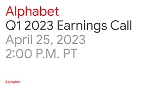 Alphabet 2023 Q1 Earnings Call
