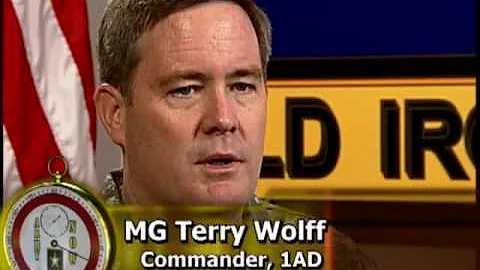 Working with Iraqi forces