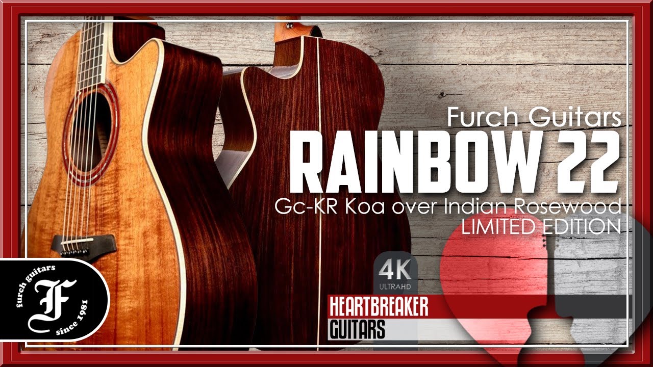 Furch Guitars - Limited Edition Rainbow 22 Gc-KR | 4k Video - YouTube