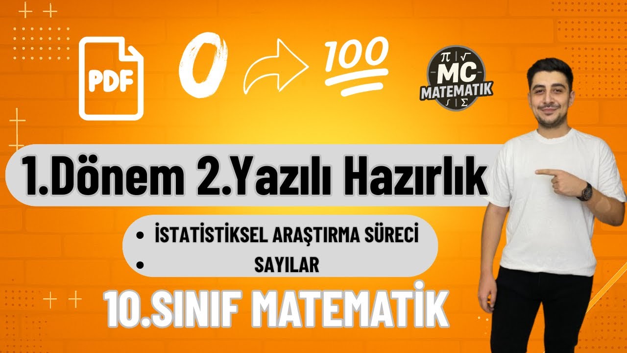10.Sınıf Matematik 1.Dönem 2.Yazılıya Hazırlık | Konu Özetli Genel Tekrar | 2026