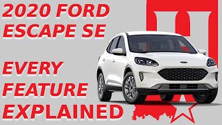 Every Feature in the 2020 Ford Escape SE | Review