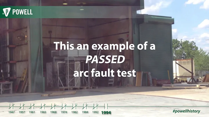 Arc Resistant Switchgear - Arc Flash Test
