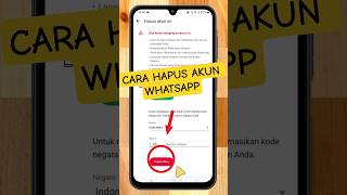 Cara Menghapus Akun Whatsapp hapusakunwhatsapp deletewhatsapp hapuswhatsapp tutorialwhatsapp