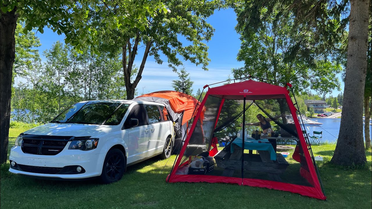 FIRST CAR CAMPING EXPERIENCE AT DAM EN TERRE ALMA QUEBEC PINOY IN