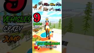 🚀 Sky High Building vs 9 Vehicles – Ultimate Water Jump Challenge! 😱💦 #shorts(2)