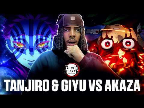 TANJIRO & GIYU VS AKAZA 🔥Demon Slayer : Infinity Castle - Reaction Iko
