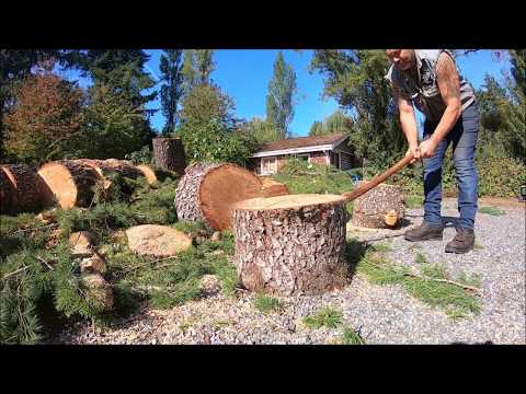 SPLITTING FIREWOOD, CHOOSING THE RIGHT AXE