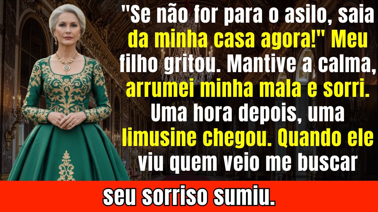 Meu Filho Ordenou: “Vá Para O Asilo Ou Saia Desta Casa!” Uma Hora Depois, Uma Limusine Me Levou.