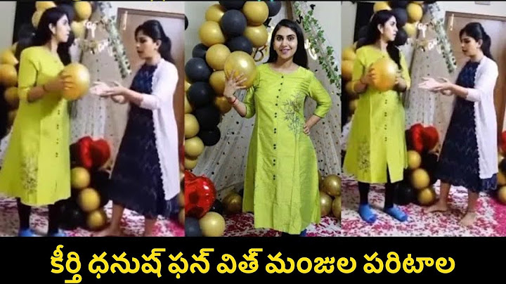 Keerthi Dhanush shared funny video with her Sister | Manjula paritala || Jai Dhanush || Nirupam