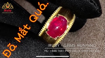 ĐÃ MẮT QUÁ - ruby huyết kinhs lục yên mẫu Vintage - PhuongNguyen - IRUBY