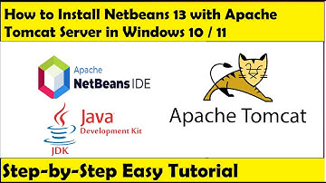How to Install Netbeans 13 on Windows 10 / 11 with Apache Tomcat, Java JDK Complete Installation