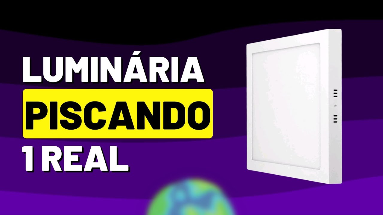 LUMINÁRIA DE LED PISCANDO? RESOLVA E 1 MINUTO SEM SAIR DE CASA