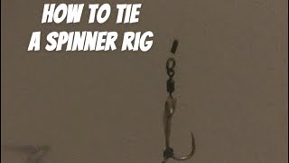 How to tie a spinner rig