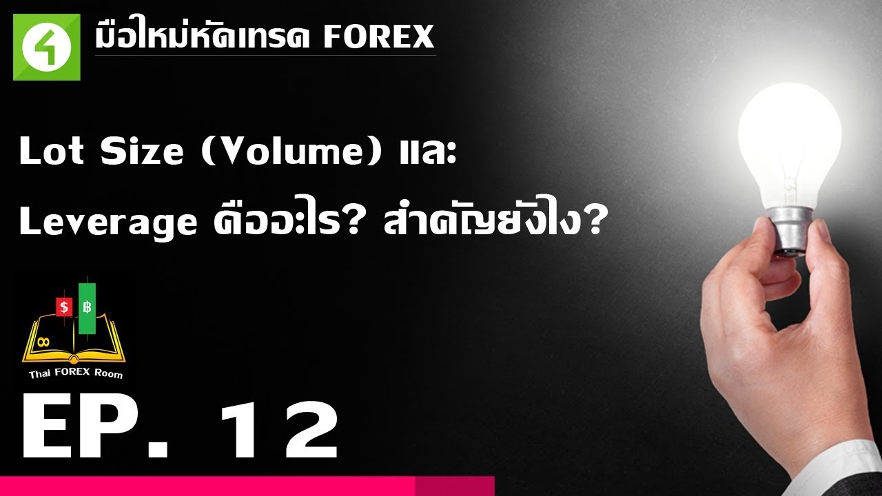 เลเวอเรจ คือ  New Update  Forex ตอนที่ 12 : Lot Size (Volume) และ  Leverage คืออะไร? สำคัญยังไง!?