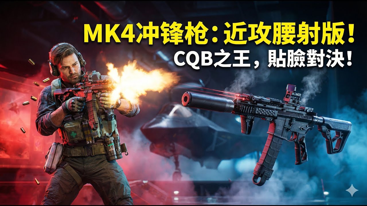 🔥MK4冲锋枪：近攻腰射版❗🔥🔥#三角洲行動 GARENA服  #操作實戰 #槍械實驗室GUN LAB