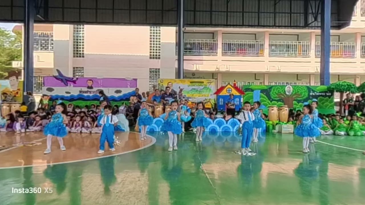 กีฬาสีโรงเรียนอนุบาลลาดสวาย  สีฟ้า