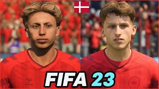 FIFA 23 | ALL DENMARK PLAYER REAL FACES