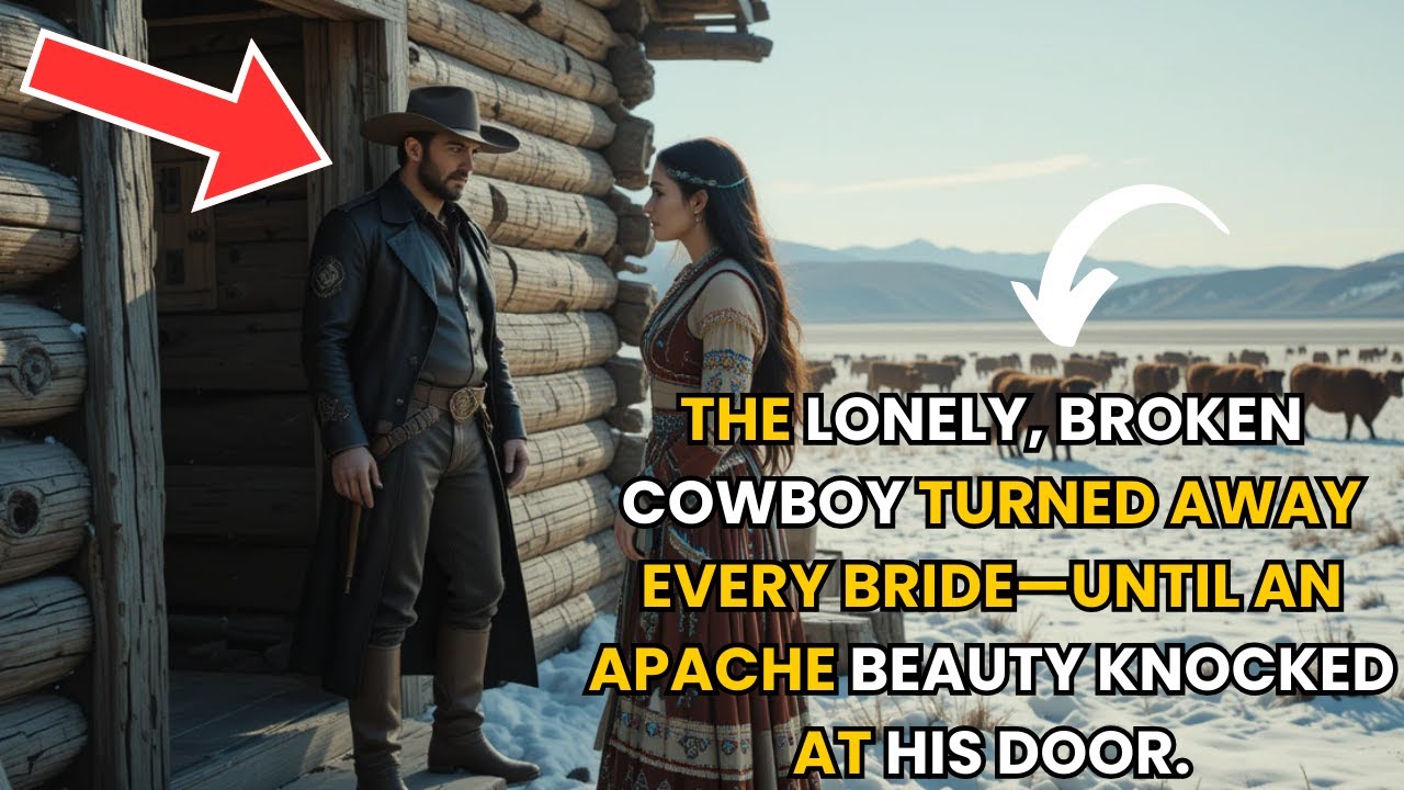 The Lonely, Broken Cowboy Turned Away Every Bride—Until An Apache Beauty Knocked At His Door.