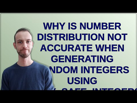 Why is number distribution not accurate when generating random integers using MAX_SAFE_INTEGER?